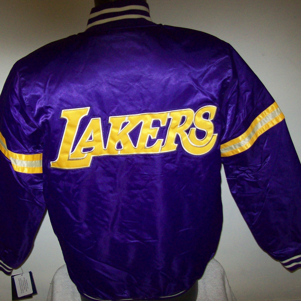 LOS ANGELES LAKERS NBA Starter Jacket S 2X - Picture 4 of 8